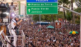 Arrastão do Bell Marques altera trânsito na orla de Maceió no Réveillon