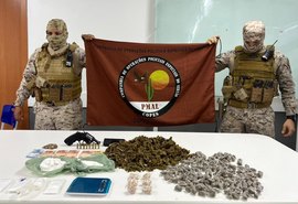 PM prende dupla com arma e drogas durante operação em Olivença
