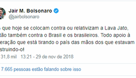 Bolsonaro parabeniza Lava Jato por prisão de Pezão