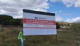 Loteamento clandestino ligado a ex-prefeito de Viçosa é interditado por recomendação do MPE