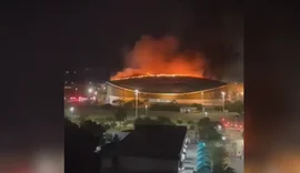 Incêndio atinge Velódromo do Parque Olímpico no Rio de Janeiro