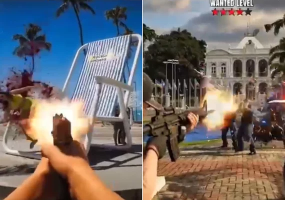 Jogo no estilo GTA destrói pontos de Maceió e viraliza nas redes
