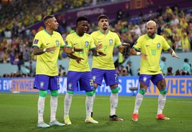 Brasil goleia Coreia do Sul com 4 gols no primeiro tempo e avança para às quartas