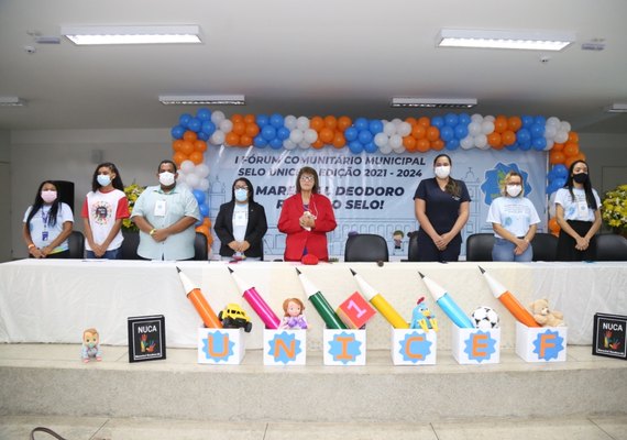 Marechal Deodoro realiza primeiro Fórum Comunitário do Selo UNICEF