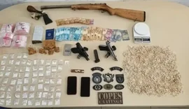 Ação da PM prende três suspeitos de homicídio e tráfico após confronto armado