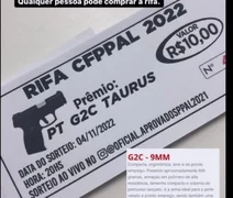 Arma de fogo é anunciada como rifa para bancar formatura do curso de formação da Polícia Penal de AL