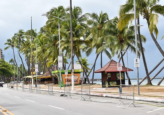 Praias de Maceió ficam “fechadas” até 2 de julho