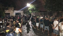 Polícia encerra festa clandestina com cerca de 300 pessoas no bairro Ouro Preto