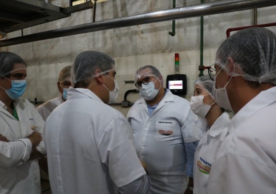 Gestores da Sefaz-AL visitam à empresa Valedourado em Palmeira dos Índios