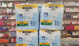 Fraldas geriátricas gratuitas estão disponíveis em Maceió pelo Farmácia Popular
