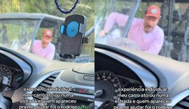 Rodrigo Hilbert ajuda jovem a desatolar carro e vídeo viraliza na web
