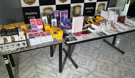 Polícia apreende R$ 500 mil em eletrônicos na Serraria em Maceió