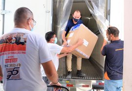 Alagoas recebe mais de 70 mil doses da Pfizer nesta sexta (19)