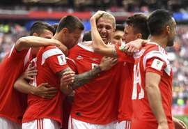 Rússia surpreende com show de reservas e goleia Arábia Saudita