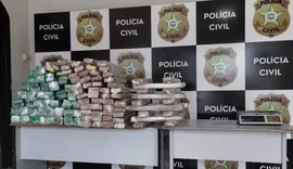 PC prende casal com 160 kg de maconha que vinha do Paraná