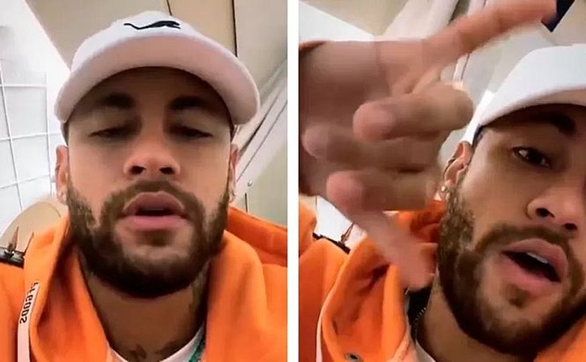Neymar afirma ter sido só um susto, após pouso forçado de avião