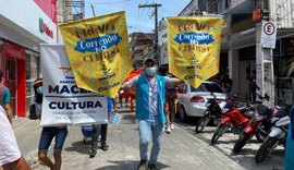 Projeto ‘Frevo Correndo no Centro’ diverte foliões em centros comerciais de Maceió