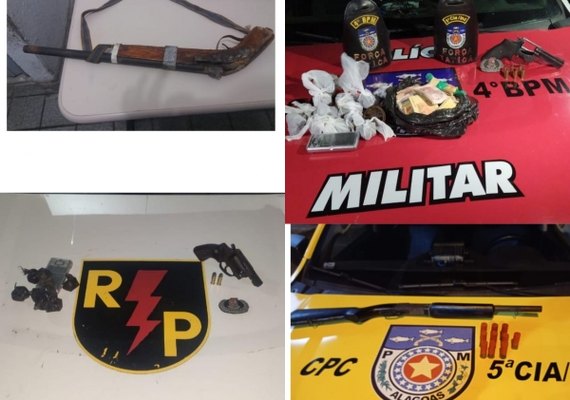 PM retira de circulação armas de fogo na capital e interior