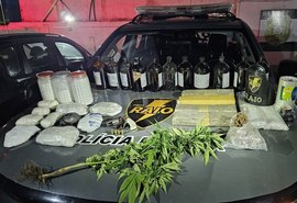 Operação da PM prende líder do tráfico em Marechal Deodoro com drogas e armas