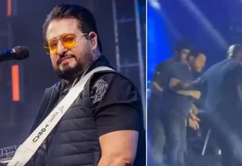Cantor Marrone cai de palco, bate a cabeça e show é encerrado