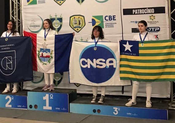 Alagoas se destaca na Copa Norte-Nordeste de Esgrima com mais de 12 medalhas