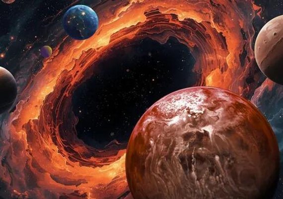 Planetas gigantes podem se formar em discos de buracos negros supermassivos