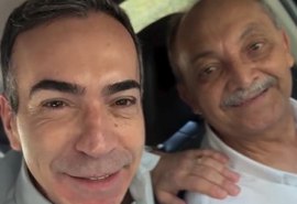 César Tralli registra bate papo descontraído com taxista alagoano