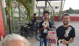 Lenilda Luna intensifica agenda com panfletagem nas portas de fábricas em Maceió
