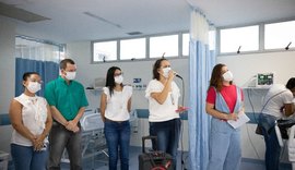 Hospital Metropolitano de Alagoas realiza cantata natalina para aproximar pacientes internados na Unidade de AVC e familiares