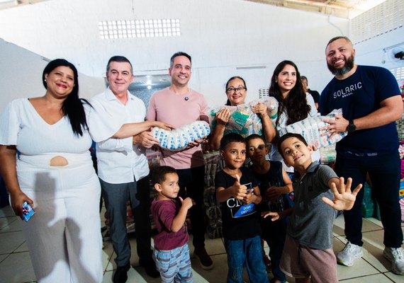 Alagoas Sem Fome beneficia mais de 300 famílias com doação de 2 toneladas de alimentos