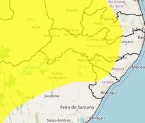 Inmet emite alerta de baixa umidade para 35 cidades de Alagoas