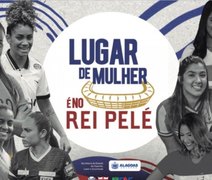“Lugar de Mulher é no Rei Pelé”: campanha incentiva participação de mulheres em estádio
