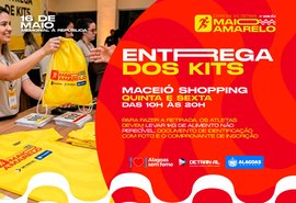 Entrega de kits da Corrida Maio Amarelo começa nesta quinta