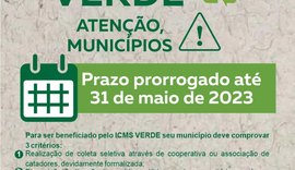 ICMS VERDE: Semarh prorroga prazo para 31 de maio de 2023