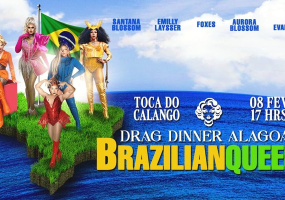 Maceió vira palco de arte drag com Drag Dinner Alagoas