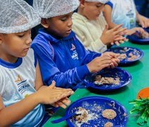 Páscoa saudável vira aprendizado alimentar em creche de Maceió