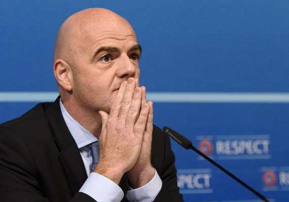 Presidente da Fifa testa positivo para Covid-19