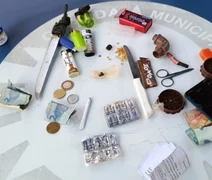 Guarda apreende mais de 100 pedras de crack e prende quatro em Maceió