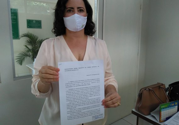 Vice protocola novo requerimento denunciando 'sumiço' do prefeito de Arapiraca
