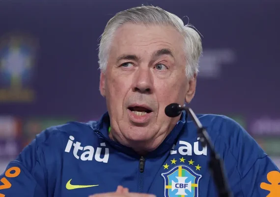 Ancelotti manterá Brasil com quatro atacantes em duelo contra o Chile