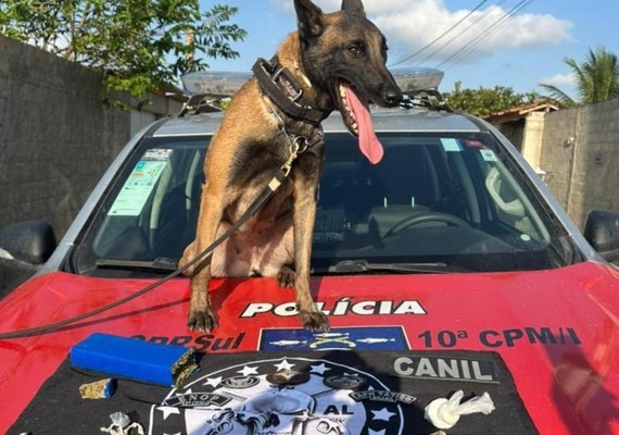 Polícia Militar prende dois por tráfico e cumpre mandado judicial no Litoral Sul de Alagoas