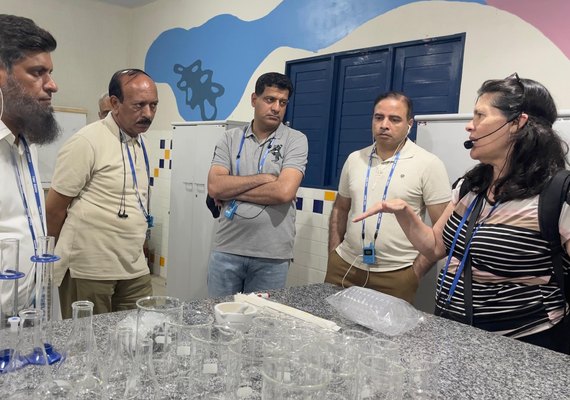 Comitiva do Paquistão visita Alagoas para conhecer modelo de alimentação escolar da rede estadual