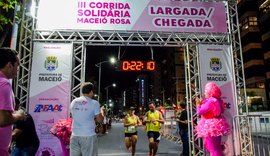 Inscrições para a Corrida Solidária Maceió Rosa já estão abertas