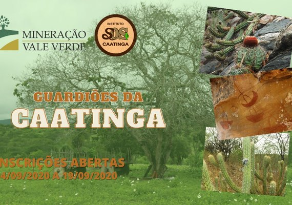 Instituto SOS Caatinga abre inscrições para projeto Guardiões da Caatinga