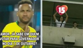 Renan Filho usa imagem de Neymar e Marquezine em sua propaganda