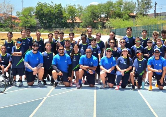 Com apoio da Selaj, atletas representam AL no Camping Paralímpico Escolar, em Fortaleza