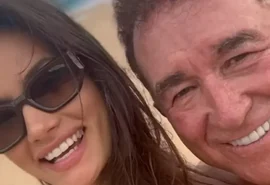 Miss parabeniza 74 anos de Amado Batista e se declara: 'Bom gosto de berço'