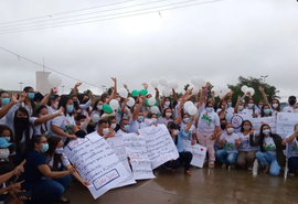 Profissionais de enfermagem de Arapiraca realizam protesto por piso salarial nacional
