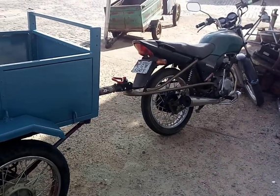 Cresce uso de carretinhas para motos; DER orienta sobre regras