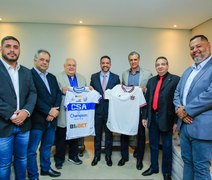 Presidentes de CSA e CRB agradecem incentivo do Governo ao futebol alagoano
